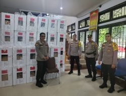 Satgas Preemtif Binmas Polda Riau Sambang Warga, Pastikan Keamanan Selama Proses Rekapitulasi Suara