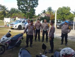 Kapolsek Benai Terima Kunjungan Kapolres Kuansing Ke PPK Kecamatan Benai Dalam Rangka Rapat Pleno Pemilu 2024 
