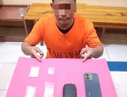 Bandar Narkoba Diamankan Bersama Barang Bukti Shabu-shabu 13.20 Gram di Desa Kepau Jaya