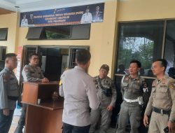 Sambangi Kantor PPK, Satgas Binmas Sosialisasi dan Edukasi kondusifitas Tahap Rekapitulasi Penghitungan Suara 