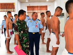 Panda Lanud Roesmin Nurjadin Laksanakan Pantukhirda Seleksi Tamtama PK TNI AU A-87 TA. 2024