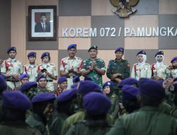 Korem 072/Pamungkas Serahkan Siswa Diksar Menwa Mahakarta Yudha XLVII TA 2024