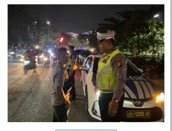 Pasca Pemilu 2024, Ditlantas Polda Riau Tingkatkan Patroli Blue Light