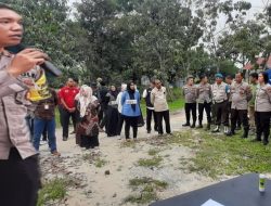 Polsek Payung Sekaki Menggelar Simulasi Pengamanan Tempat Pemungutan Suara (TPS) Pemilu 2024.