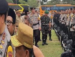 Pimpin Pergeseran Pasukan PAM TPS, Kapolda Riau Berpesan : Disiplin dalam bekerja merupakan napas utama keberhasilan bertugas “