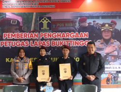 Gagalkan Penyeludupan Narkoba, Kepala Polresta Bukittinggi Berikan Apresiasi Kepada Petugas Lapas Bukittinggi