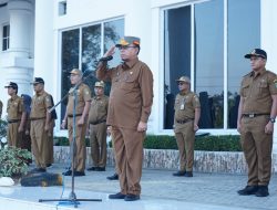Sekdakab Asahan Pimpin Apel Gabungan Bulan Februari Tahun 2024