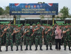 Jalankan Misi Perdamaian PBB Ratusan Prajurit Yonif 406 CK Purbalingga Diberangkatkan
