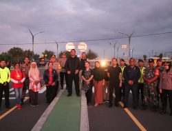 Kapolda Beri Support Langsung  Personel Polres Bantul Saat Patroli Subuh