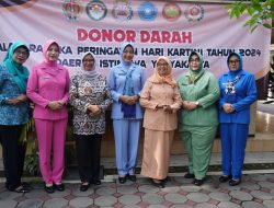 Sambut Peringatan Hari Kartini Tahun 2024 Dharma Pertiwi DIY Gelar Donor Darah