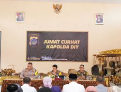 Kapolda  DIY Gelar Jumat Curhat di Kalurahan Seloharjo Pundong