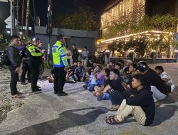 Penertiban Balap Liar, Satlantas Polresta Pekanbaru Amankan 47 Unit Kendaraan Roda Dua