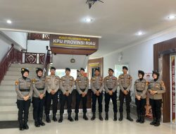 Subsatgas Pam Objek Kegiatan OMB LK 2023-2024 Patroli 24 Jam Perkuat Pengamanan Kantor Penyelenggara Pemilu
