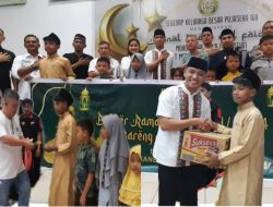 Polsek Payung Sekaki Bersama Keluarga Besar Pujasera 168 Gelar Buka Bersama Serta Berikan Santunan Kepada Anak Yatim Piatu