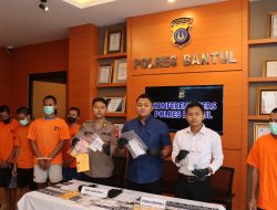 Polres Bantul Selama Tiga Bulan Berhasil Ungkap Narkoba di Dua Belas Kecamatan