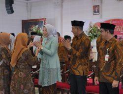 Hari Pertama Kerja, Pemkab Klaten Gelar Halalbihalal di GBK Klaten