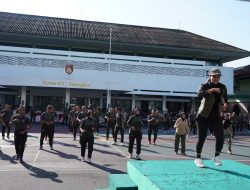 Syukuran Kenaikan Pangkat, Korem 072/Pamungkas Gelar Olahraga Bersama