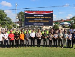 Kapolres Bantul Pimpin Langsung Apel Gelar Pasukan Operasi Ketupat Progo 2024 Polres Bantul