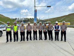 PJU Ditlantas Polda Riau Lakukan Pengecekan Tol PEKBANG Hingga Tol XIII Koto Kampar