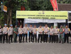 Tim Supervisi Operasi Ketupat 2024 Mabes Polri Kunjungi Pospam Wilayah Bantul