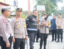 Kapolda DIY Tinjau Pos Pelayanan Dan Pos Pengamanan Wilayah Kulon Progo