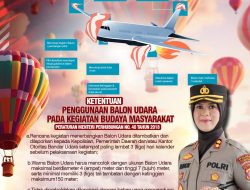 Kapolres Kulonprogo Sebut Pelaku Pelepasan Balon Udara Secara Liar Bisa Dihukum Pidana Penjara