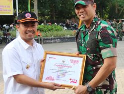 Dandim 0301 Pekanbaru Terima Penghargaan Partisipasi Penanggulangan Kebencanaan Tahun 2024