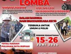 Dalam Rangka HUT Bhayangkara Ke-78, Polda Riau Ajak Masyarakat Riau Ikuti Berbagai Perlombaan
