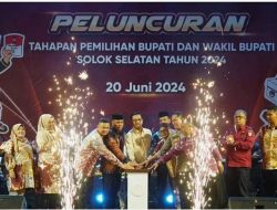 KPU Luncurkan Tahapan Pemilihan Bupati dan Wakil Bupati Solsel 2024