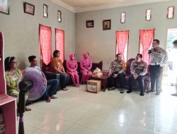 Dalam Rangka HUT Bhayangkara Ke-78, Kapolresta Pekanbaru Bersama PJU Anjang Sana ke Rumah Personil 