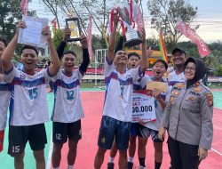 Penutupan Turnamen Volly Ball Dalam Rangka Menyambut Hari Ulang Tahun Bhayangkara Ke 78 Tingkat SMU / MA Sederajat Se Tapung