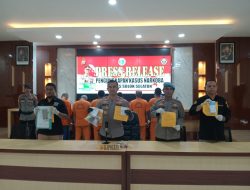 Polres Solok Selatan Berhasil Mengamankan 32,61 Gram Narkotika Jenis Sabu-Sabu dan 479,81 Gram Ganja