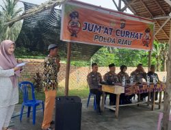Polresta Pekanbaru dan Polsek Rumbai Gelar Agenda Jum’at Curhat Bersama Warga Jl. Tengku Maharatu