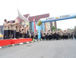 Gelar Olahraga Bersama TNI-Polri dan Pemerintah Prov. Riau, Kapolda Bagikan Ratusan Doorprize