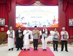 Doa Bersama Lintas Agama Menyambut Hari Bhayangkara Ke-78 Tahun 2024 di Polda Riau