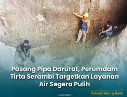 Pasang Pipa Darurat, Perumdam Tirta Serambi Targetkan Layanan Air Segera Pulih
