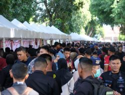 Pesta Rakyat menghadirkan UMKM Semarakkan Hari Bhayangkara ke-78 di Lapangan Pemda Sleman
