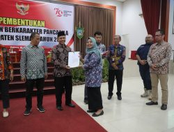 Bupati Kustini Kukuhkan Enam Kalurahan Berkarakter Pancasila