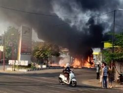 Kebakaran Terjadi Dipompa Bensin Colomadu Karanganyar