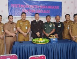 HUT Bhayangkara ke-78, Polsek Sukajadi Terima Kunjungan dan Ucapan Selamat Dari Upika Kec. Sukajadi