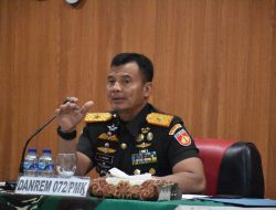 Danrem 072/Pmk Terima Paparan RGB Latihan Posko I Kodim 0732/Slm dan Latbakjatri III serta Latihan Sistem Blok Medsus Yonif 403/WP TA 2024