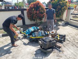 Gercap, Polsek Tapung Tangkap 3 Mesin Penambangan Ilegal