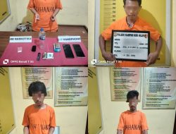 Suami Istri dan 2 Pelaku Narkoba Ditangkap Polsek Kampar Kiri