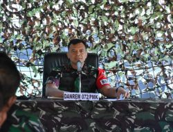 Danrem 072/Pamungkas Resmi Buka Latihan Posko I Kodim 0732/Sleman