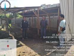 Polsek Singingi Lakukan Pengecekan Lokasi Diduga Tempat Penimbunan BBM Bersubsidi