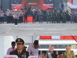 Dandim 0301 Pekanbaru Hadiri Upacara Peringatan HUT Bhayangkara ke 78 Tahun 2024