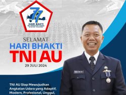 Hari Bhakti TNI AU Ke-77, Sekdako Pekanbaru IPN ” Kita Bangga Dengan Prestasi dan Dedikasi TNI AU Untuk Indonesia Maju “