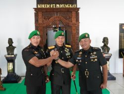 Sertijab Dandim 0732/Sleman Resmi Dipimpin Danrem 072/Pamungkas