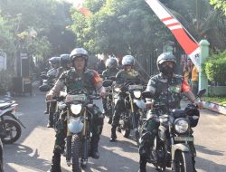 Semarakkan 17-an, Satgas TMMD Reguler Ke-121 Ikuti Kirab Budaya Bersama Warga