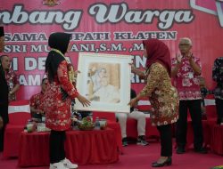 Bupati Klaten Resmikan Gedung Serbaguna MINA Saat Sambang Warga Mrisen